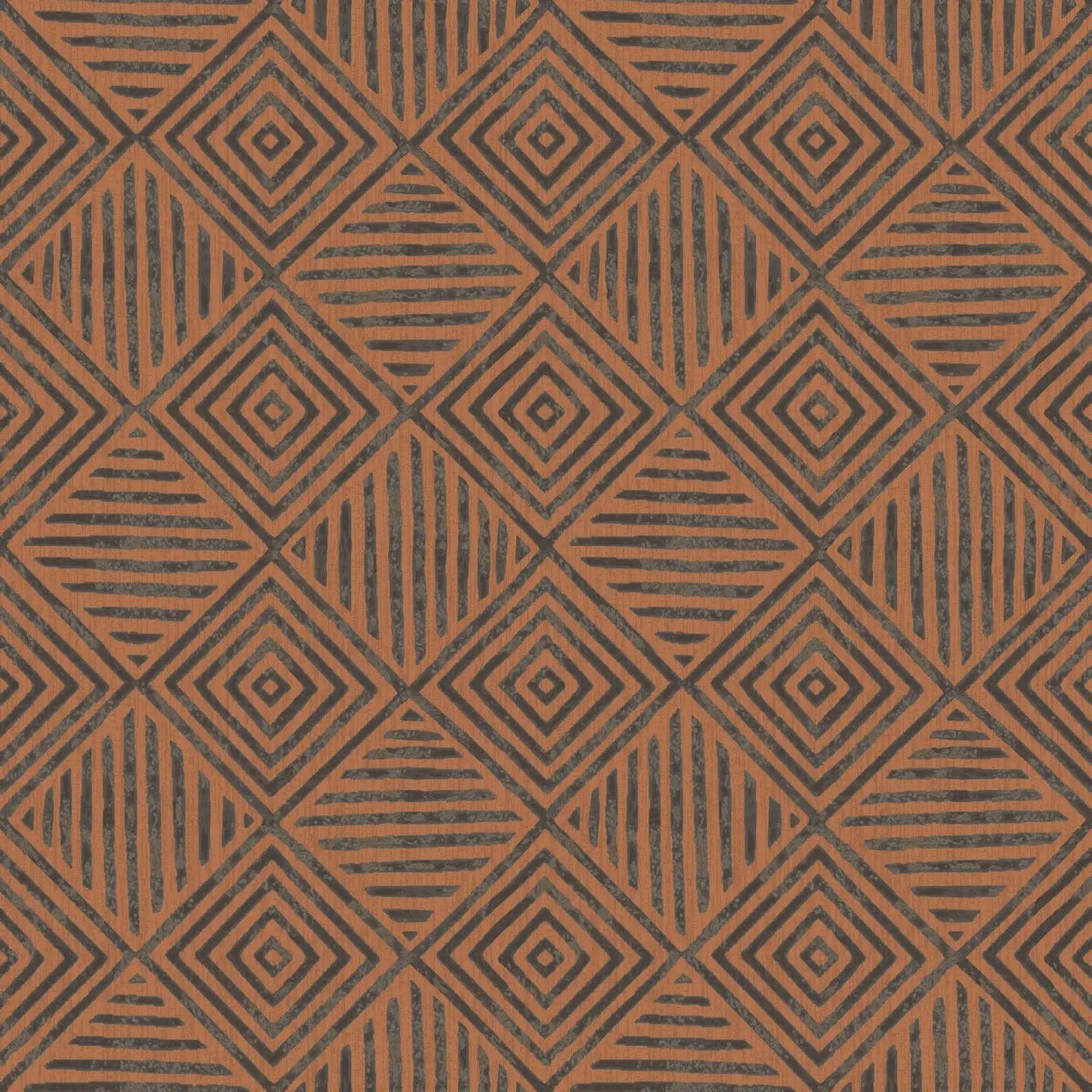 Roll of Àdìrẹ-style wallpaper showcasing striking blue and white patterns, ideal for infusing modern spaces with traditional African motifs.