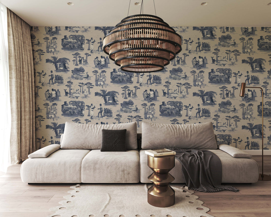 African Wallpaper: A Bold Expression of Culture and Contemporary Elegance