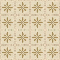 Luxurious Adire-patterned wallpaper in rich gold hues, designed to add depth, warmth, and sophistication to any interior setting.