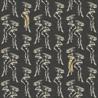 Daavi wallpaper roll presenting Afro-fusion design elements in Warm Charcoal.