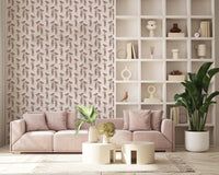 Daavi wallpaper displaying confident pose of Ghanaian woman in Dusty Pink color scheme.