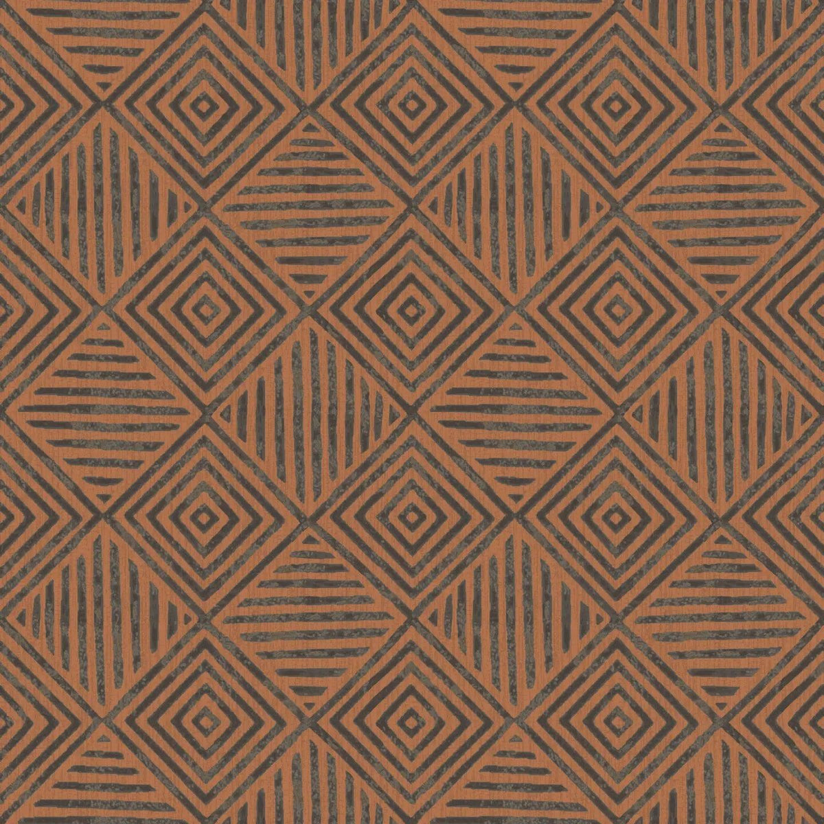 Roll of Àdìrẹ-style wallpaper showcasing striking blue and white patterns, ideal for infusing modern spaces with traditional African motifs.