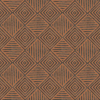 Roll of Àdìrẹ-style wallpaper showcasing striking blue and white patterns, ideal for infusing modern spaces with traditional African motifs.