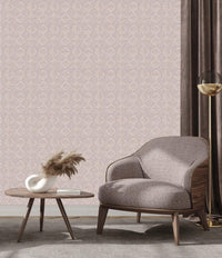 Detailed view of Àdìrẹ-patterned wallpaper in classic blue and white, ideal for creating a bold, culturally infused accent wall.